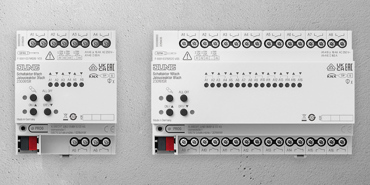 KNX Schalt- und Jalousieaktoren bei Steigenberger Elektrotechnik in Wolfratshausen